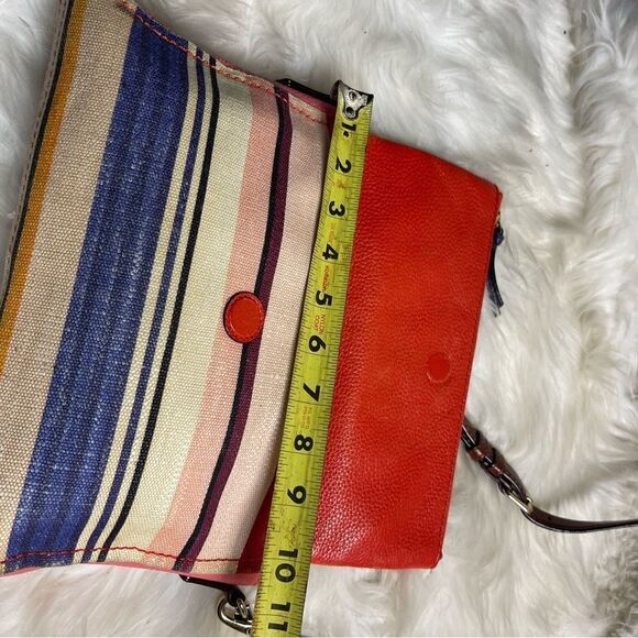 kate spade new york Cobble Hill Marsala Convertible leather& jute crossbody bag. - Picture 10 of 16